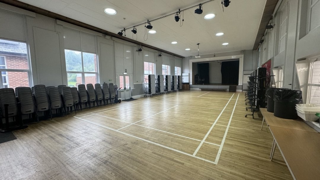 Newminster Main Hall at Chantry Middle School in Morpeth