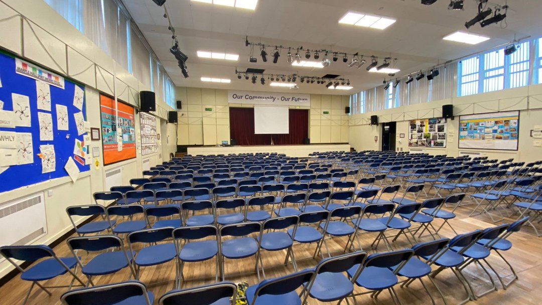 Bradshaw Main Hall at Marple Hall School in Stockport