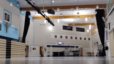 Main Hall at St Anne's Academy in Manchester