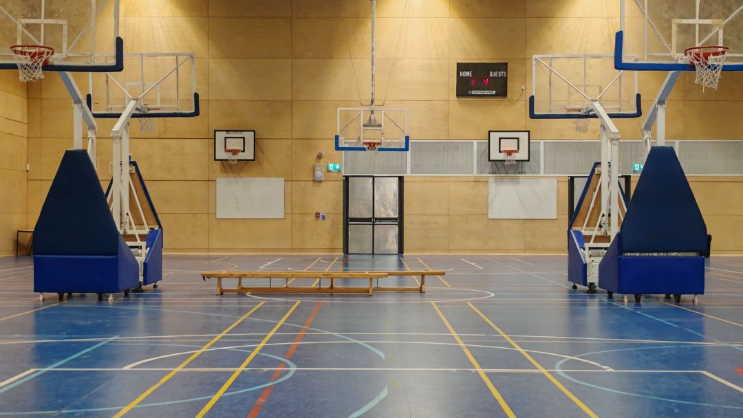 Sports Hall at Noel Baker Academy in Derby