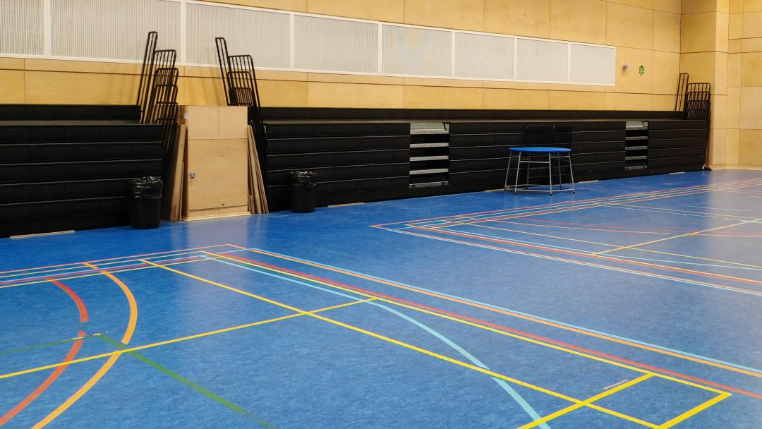 Sports Hall at Noel Baker Academy in Derby
