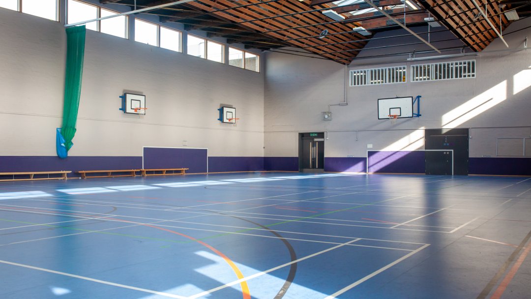 Sports Hall at Stoke Newington School & Sixth Form in London