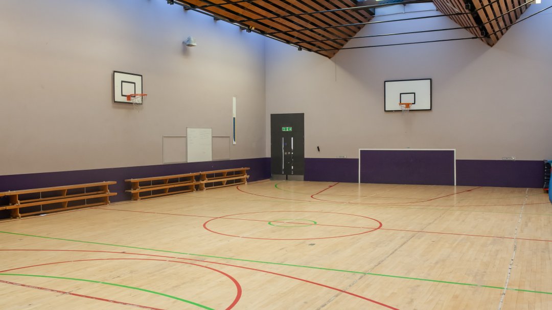 Gymnasium at Stoke Newington School & Sixth Form in London