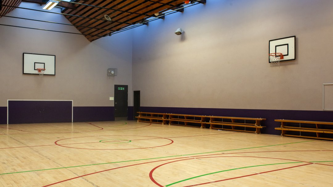 Gymnasium at Stoke Newington School & Sixth Form in London