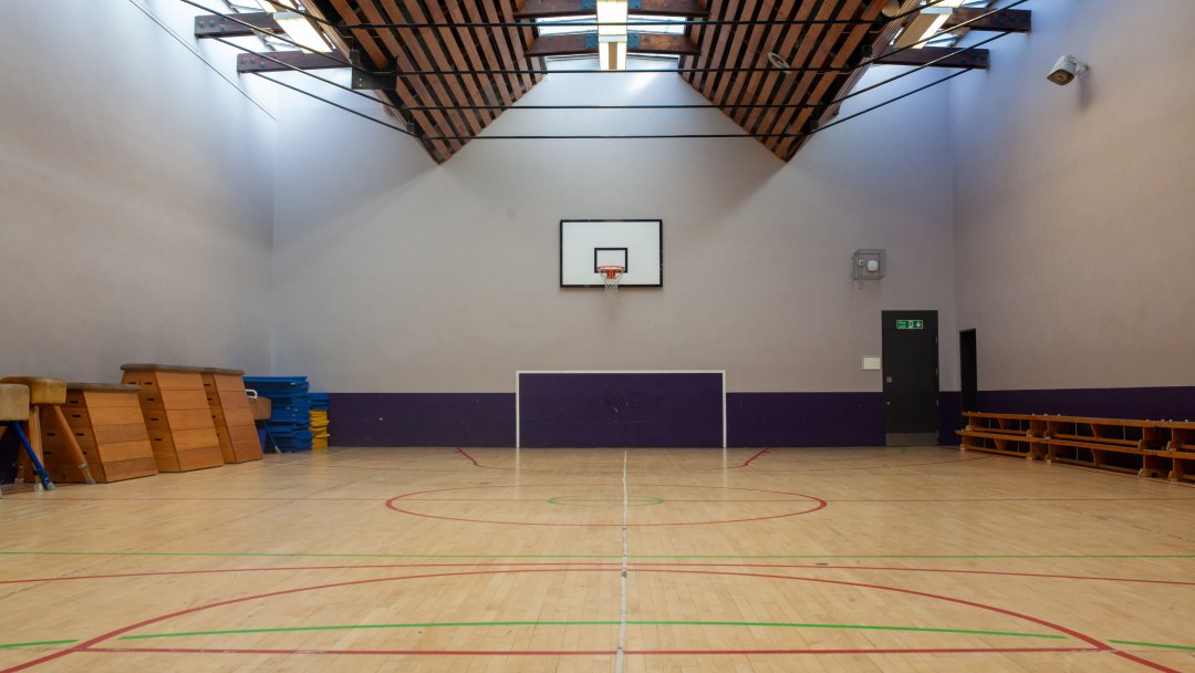 Gymnasium at Stoke Newington School & Sixth Form in London