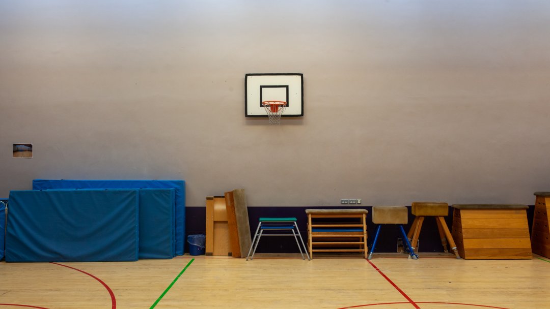 Gymnasium at Stoke Newington School & Sixth Form in London