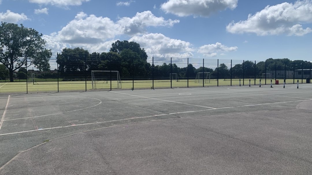 MUGA at Tarporley High School and Sixth Form College in Cheshire