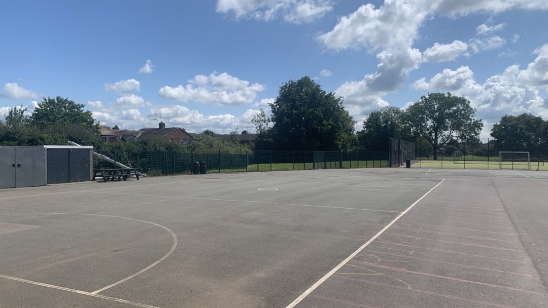 MUGA at Tarporley High School and Sixth Form College in Cheshire