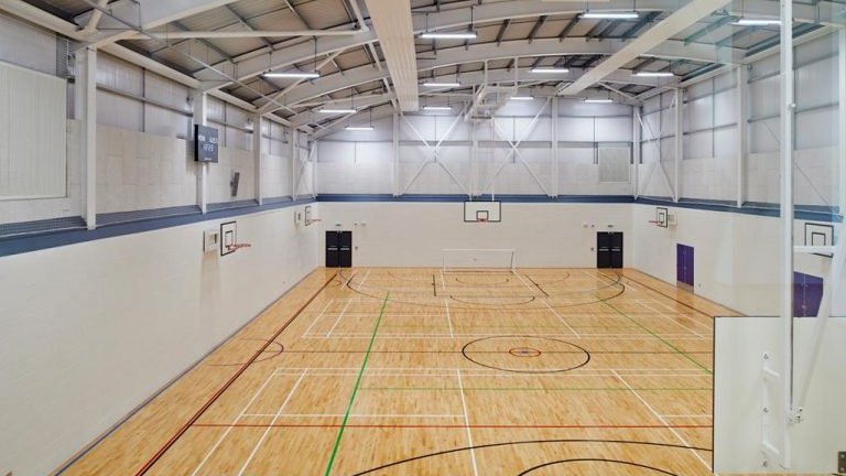 Sports Hall at Highworth Grammar School in Ashford