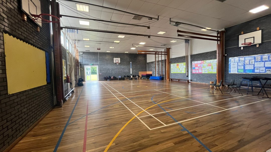 Gymnasium at Highworth Grammar School in Ashford