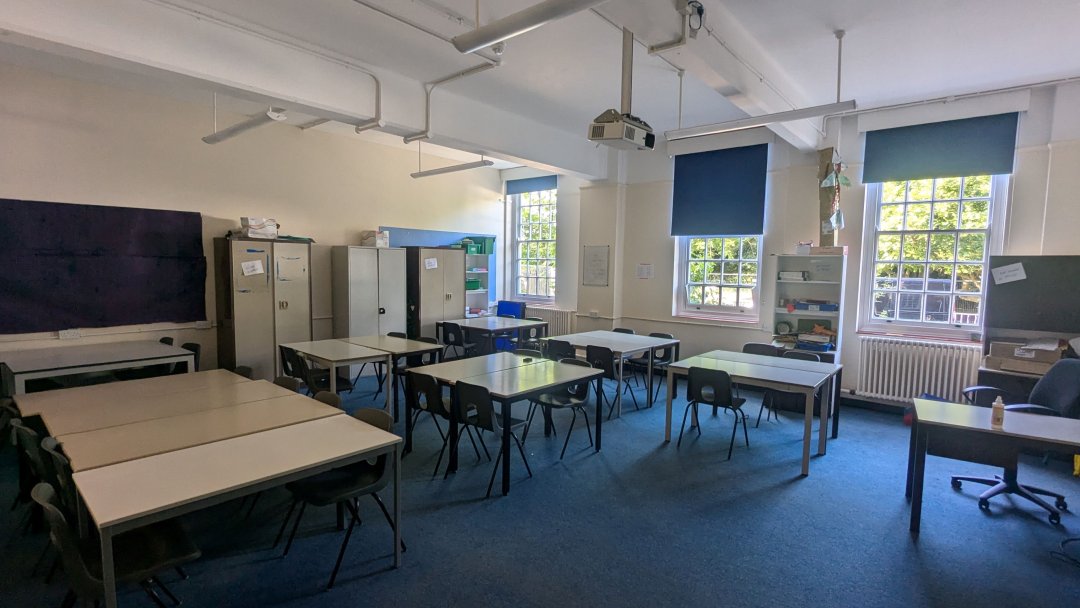 Classrooms at Highworth Grammar School in Ashford