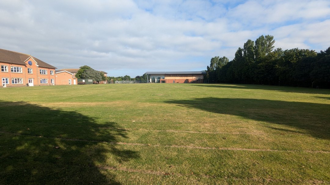 Grass Pitch at Highworth Grammar School in Ashford