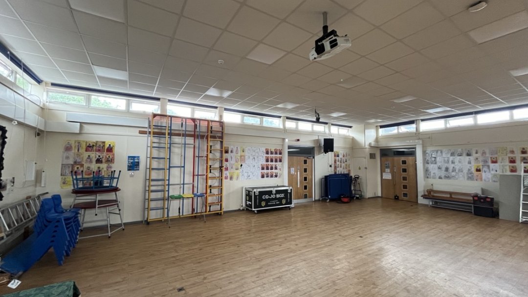 Main Hall at St Chad's CE Primary School (The Arthur Terry Learning Partnership) in Lichfield