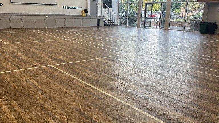 Upper Main Hall at King Edward VI School in Morpeth