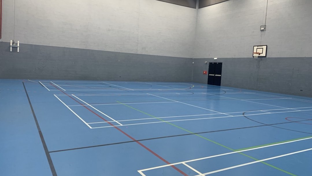 Sports Hall at West Lancashire College in Lancashire