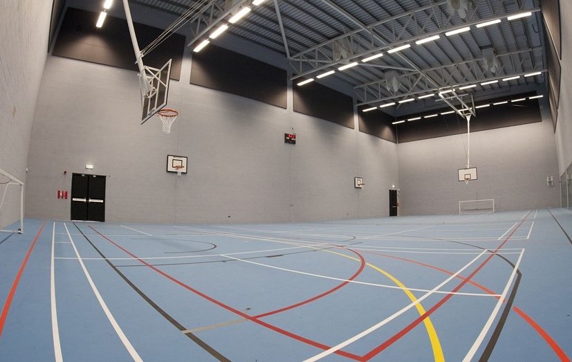 Sports Hall at West Lancashire College in Lancashire