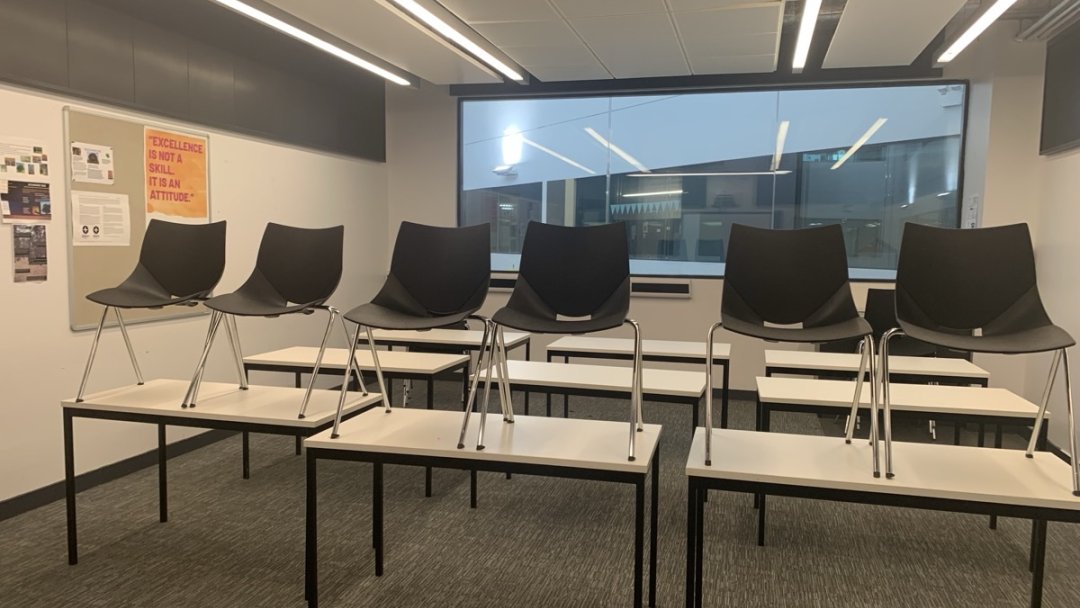 Classrooms at West Lancashire College in Lancashire