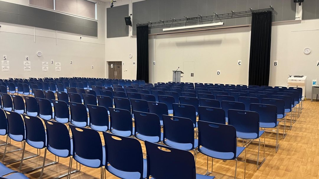 Main Hall at Harris Clapham Sixth Form in London