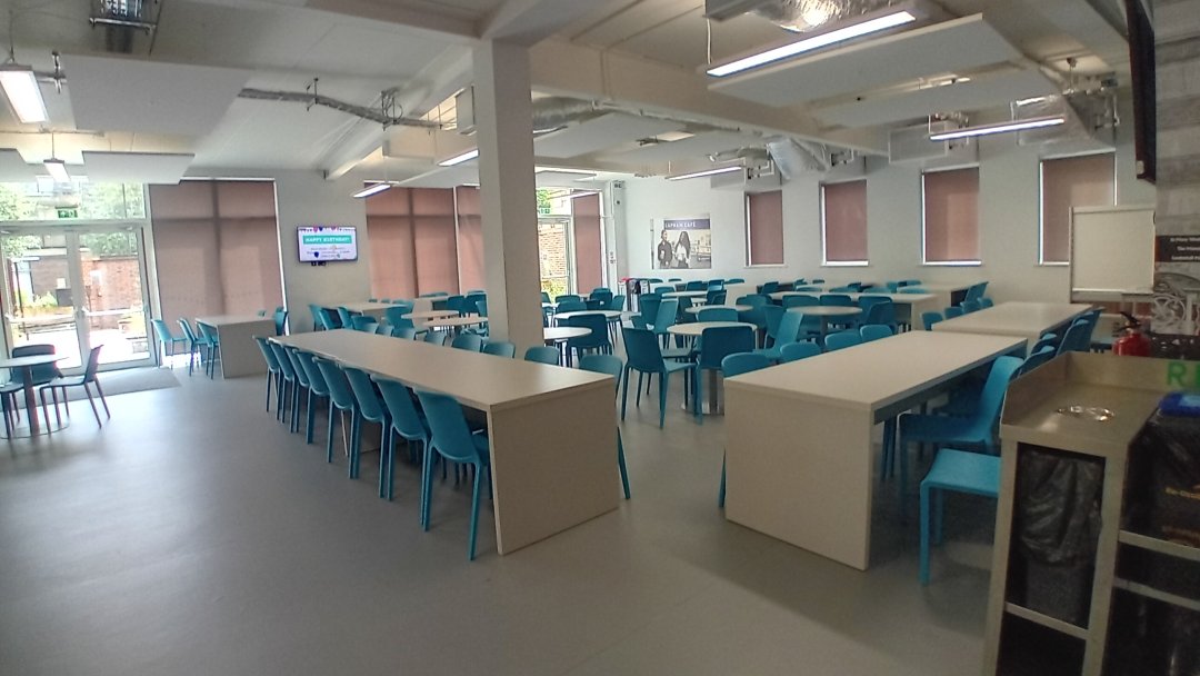 Dining Hall at Harris Clapham Sixth Form in London