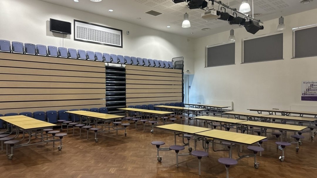 Main Hall at Outwood Academy Foxhills in Scunthorpe