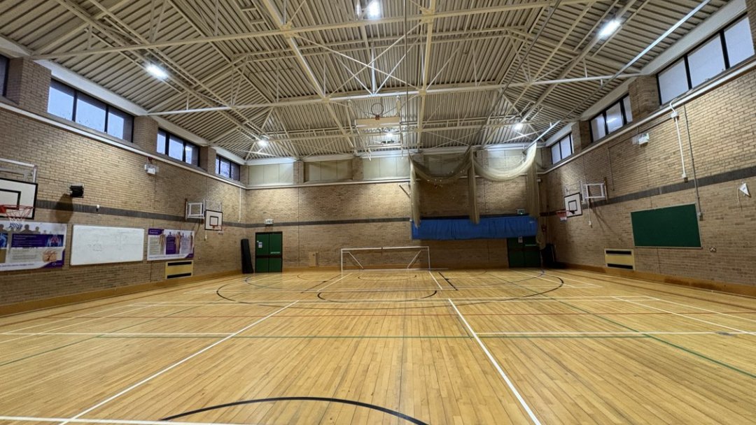 Sports Hall at Outwood Academy Hasland Hall in Chesterfield