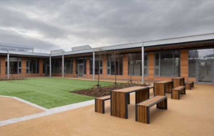 Courtyard at Seashell in Cheshire