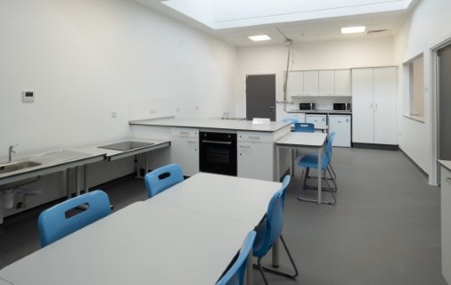 Cookery and Life Skills Spaces at Seashell in Cheshire