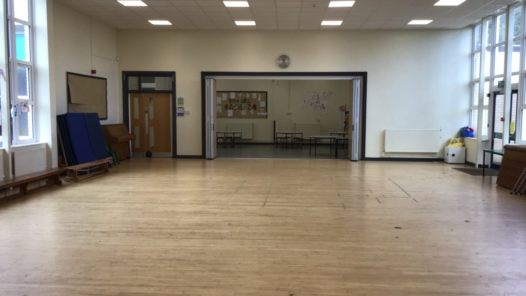 Main Hall at Scotch Orchard Primary School in Lichfield