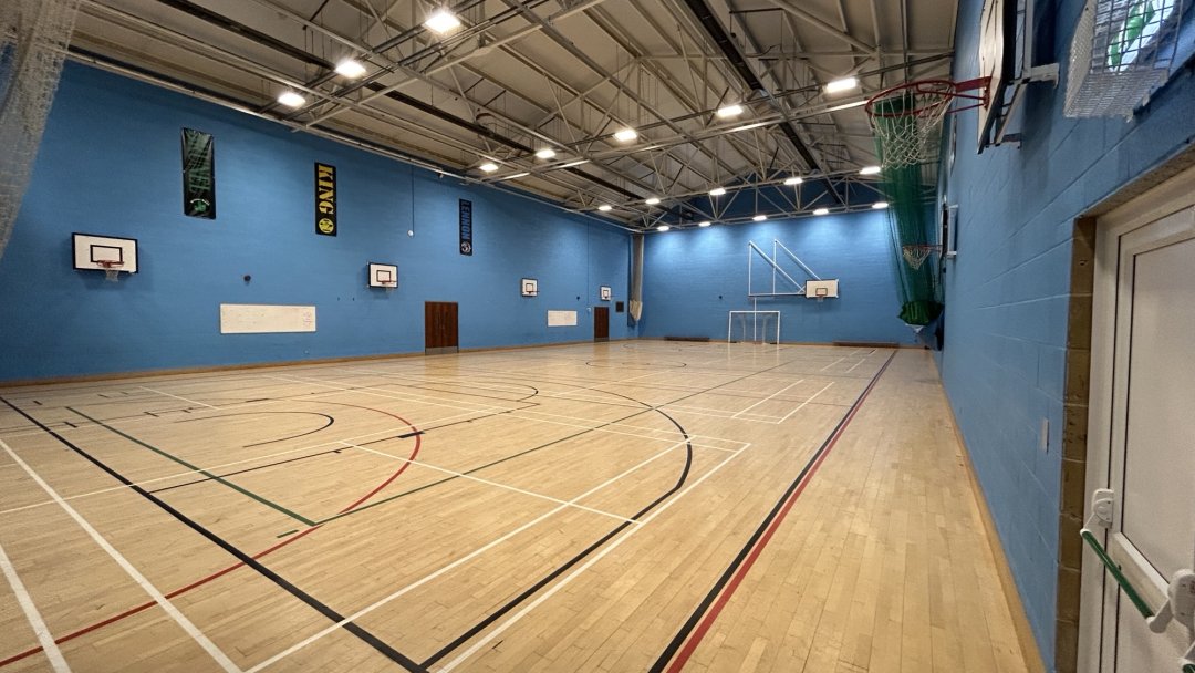 Sports Hall at Nene Park Academy in Peterborough