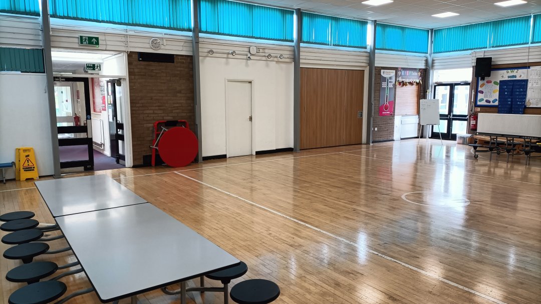 Main Hall at Greysbrooke Primary School (The Arthur Terry Learning Partnership) in Lichfield