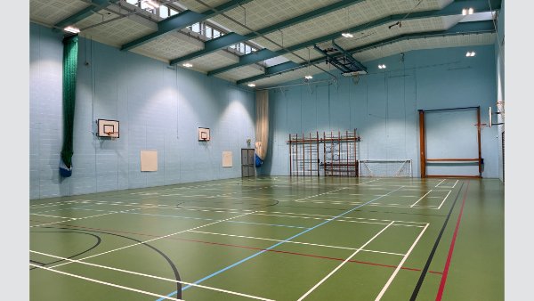 Sports Hall at Ousedale School Olney Campus in Olney