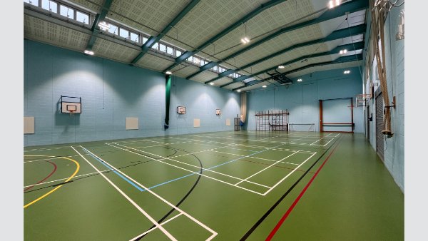 Sports Hall at Ousedale School Olney Campus in Olney