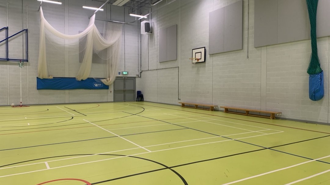 Sports Hall at Hartford Church of England High School in Northwich
