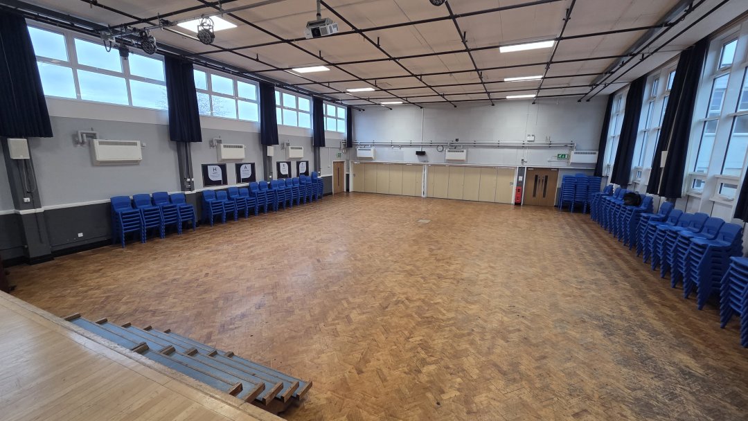 Main Hall at Hartford Church of England High School in Northwich