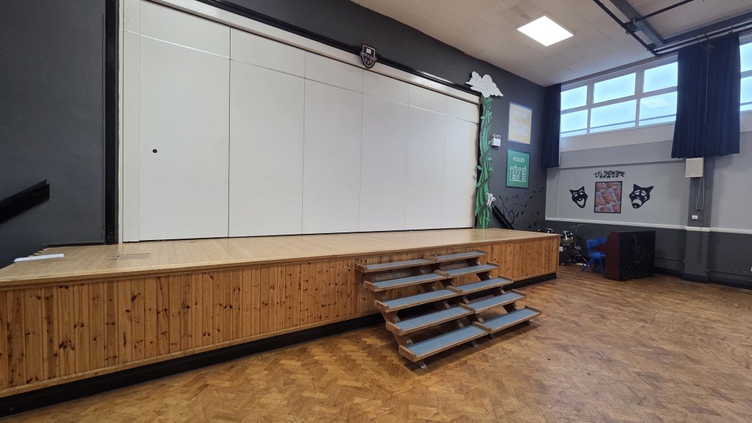 Main Hall at Hartford Church of England High School in Northwich