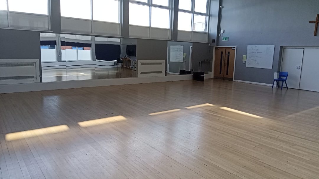 Dance Studio at Hartford Church of England High School in Northwich