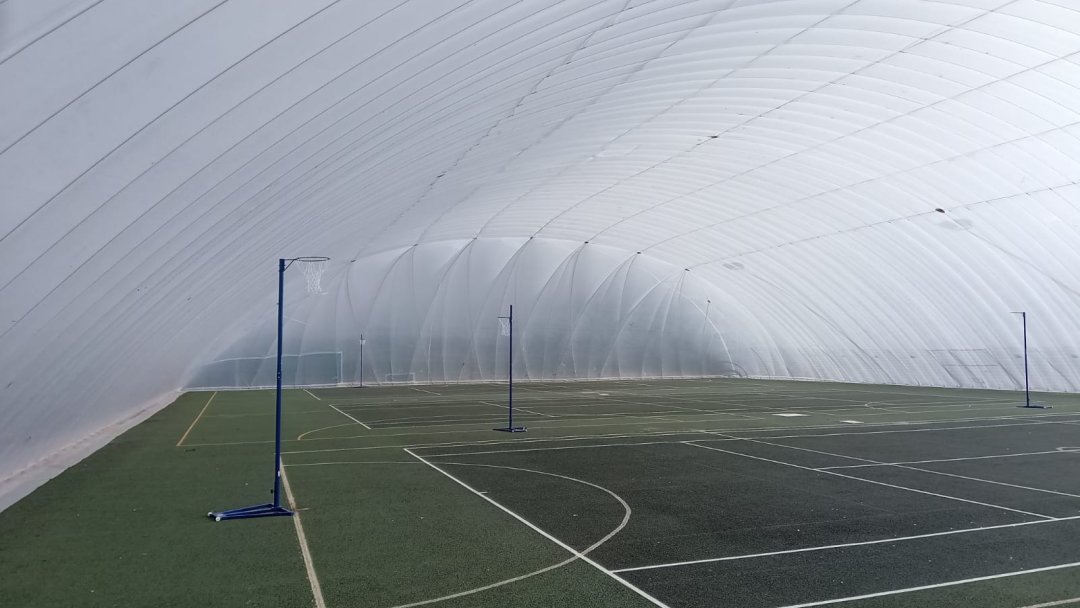 MUGA/Netball Courts at Hartford Church of England High School in Northwich