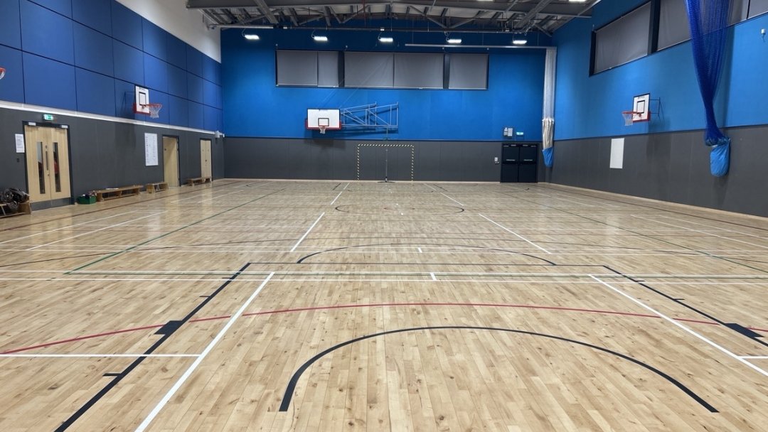 Sports Hall at Saddleworth School in Oldham