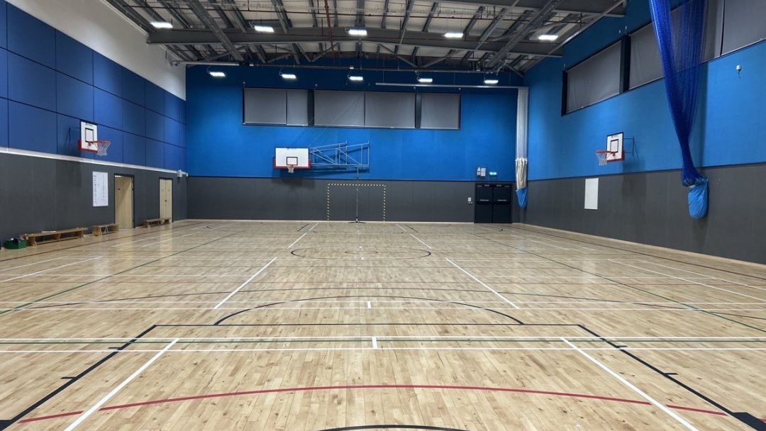 Sports Hall at Saddleworth School in Oldham