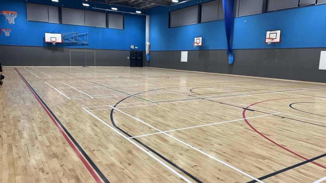 Sports Hall at Saddleworth School in Oldham