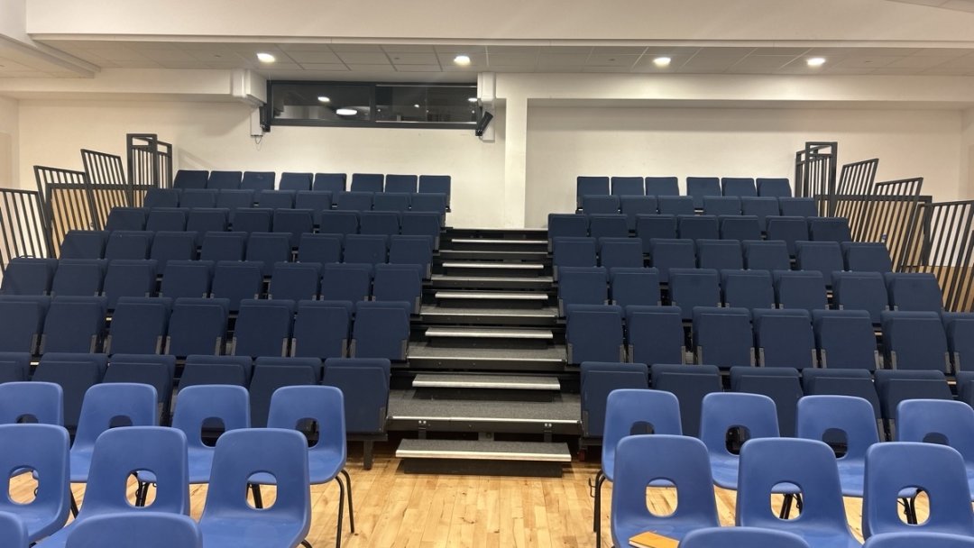 Main Hall at Saddleworth School in Oldham