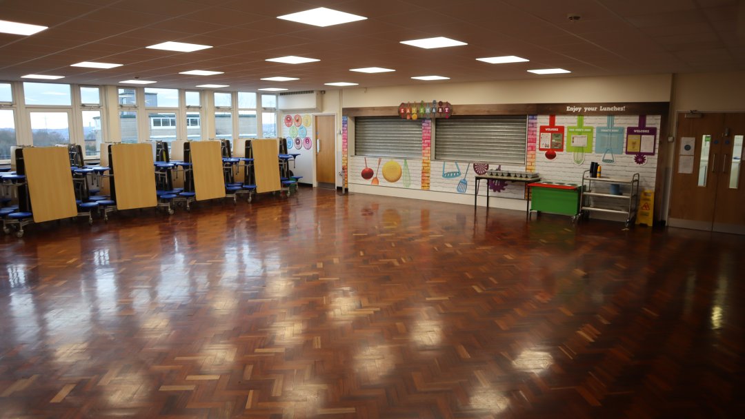 Dining Hall at Rainbow Forge Academy in Sheffield