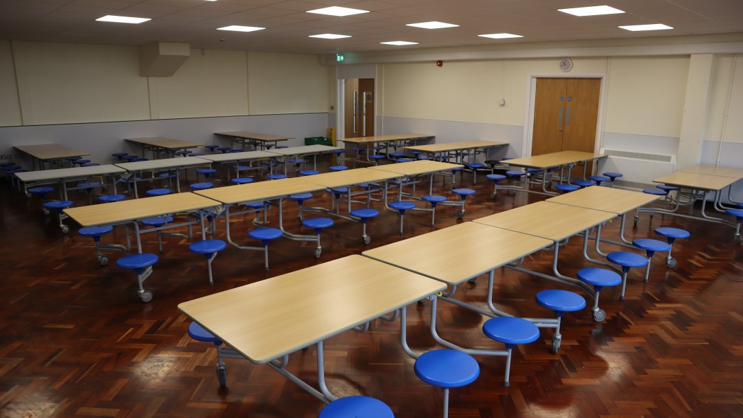 Dining Hall at Rainbow Forge Academy in Sheffield