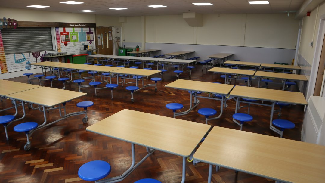 Dining Hall at Rainbow Forge Academy in Sheffield