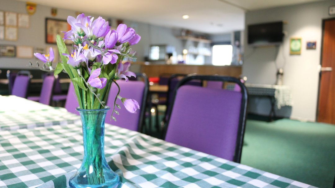 Clubhouse at Cheadle Town Football Club in Stockport