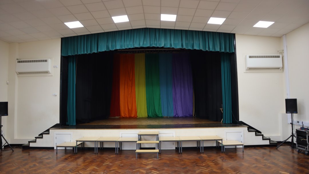 Main Hall at Rainbow Forge Academy in Sheffield