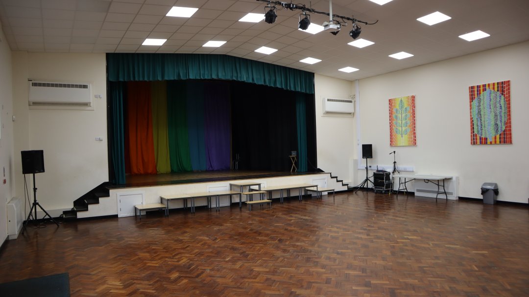 Main Hall at Rainbow Forge Academy in Sheffield