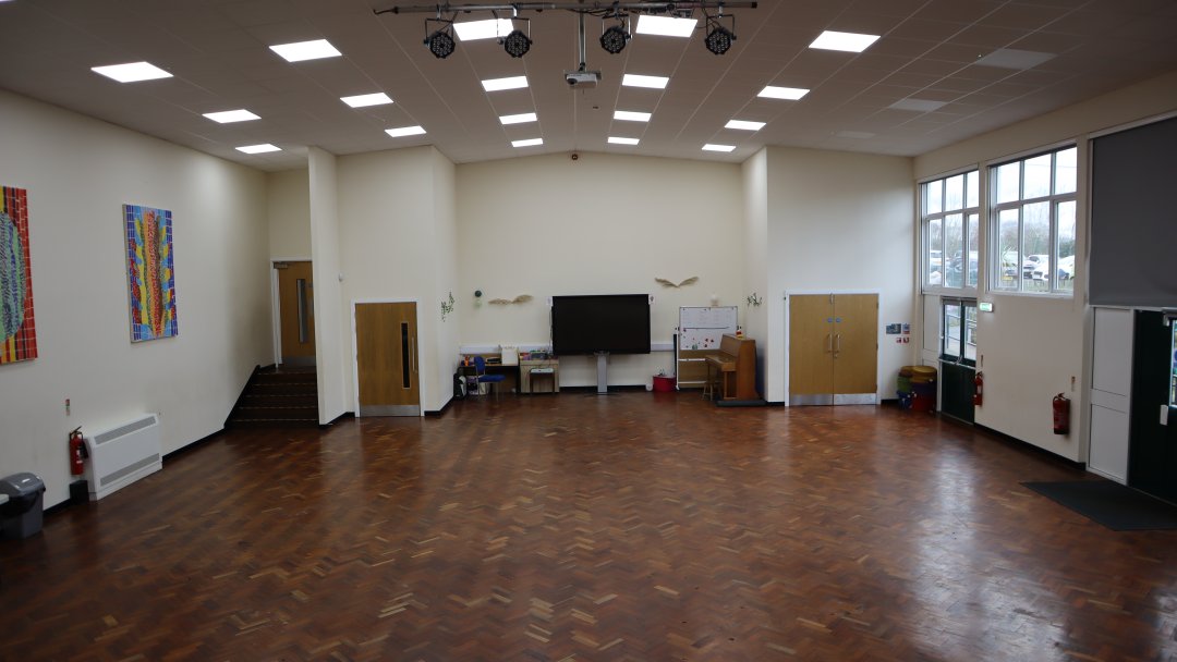 Main Hall at Rainbow Forge Academy in Sheffield