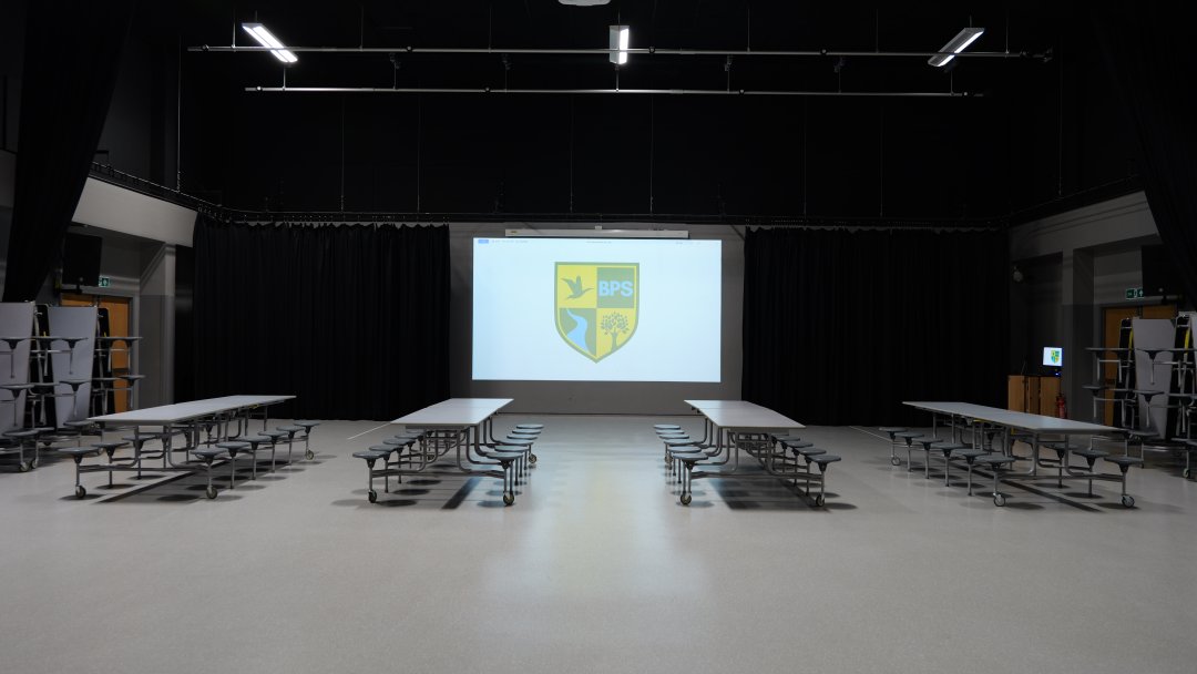 Assembly Hall at Bitterne Park School in Southampton