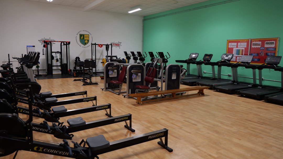 Gymnasium at Bitterne Park School in Southampton